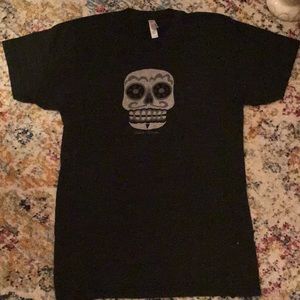 Skull Face Grey T-shirt